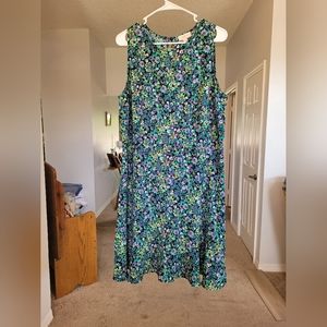 LOFT Floral Spring/Summer Dress- Size 14